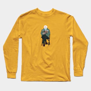 Cold Bernie with his friends Long Sleeve T-Shirt